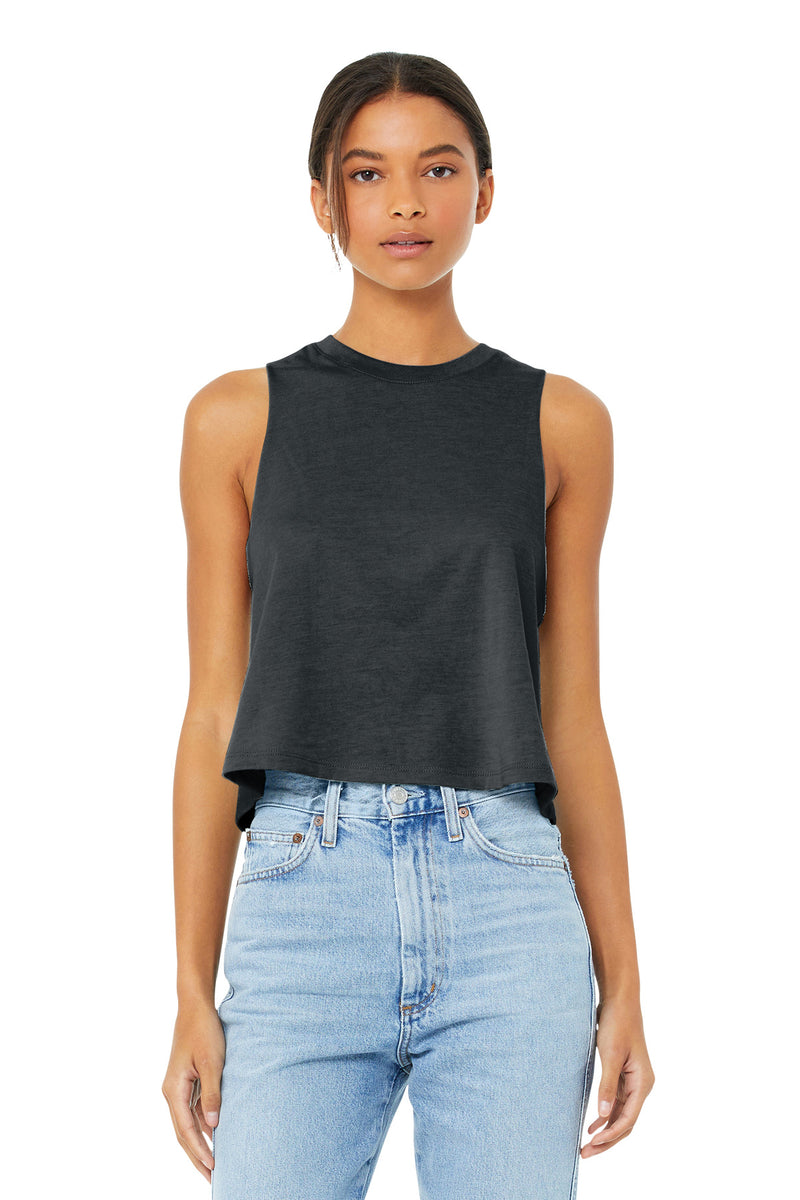 BELLA+CANVAS Women's Racerback Cropped Tank
