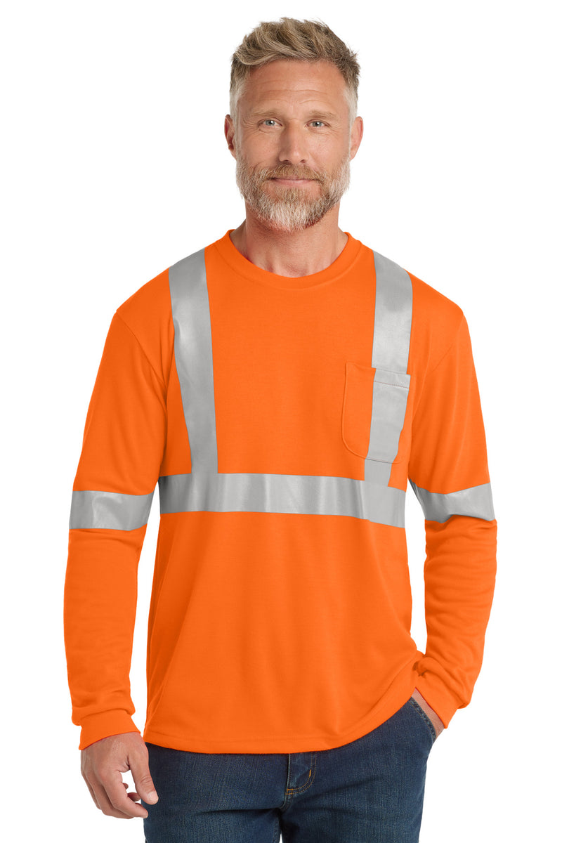 CornerStone ANSI 107 Class 2 Long Sleeve Safety T-Shirt