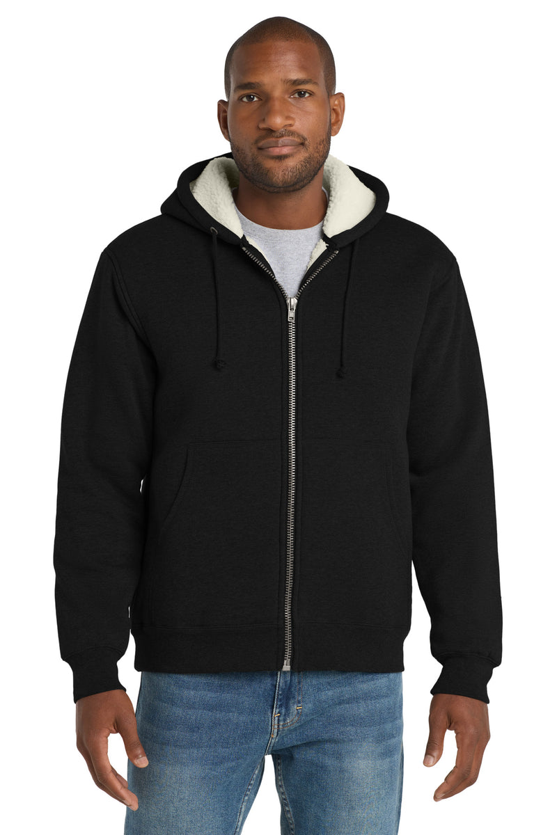 CornerStone Heavyweight Sherpa-Lined Hooded Fleece Jacket