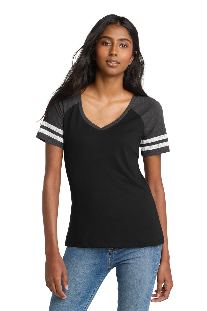 District Women's Game V-Neck Tee