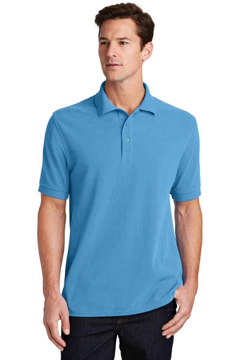Port & Co Combed Ring Spun Pique Polo