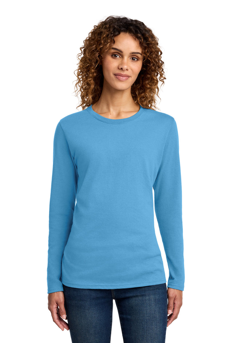Port & Co Women's Long Sleeve Core Cotton Tee