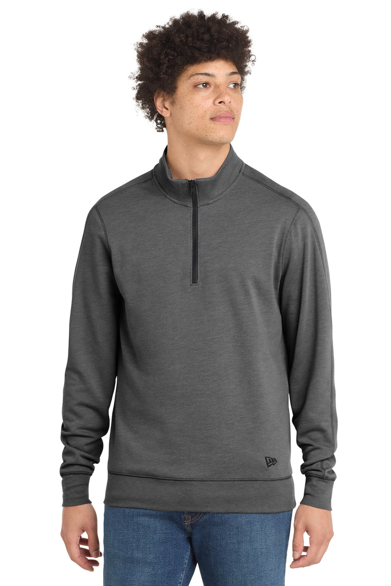 New Era Tri-Blend Fleece 1/4-Zip Pullover