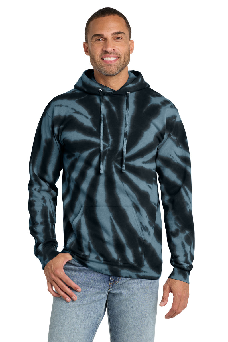 Port & Co Tie-Dye Pullover Hooded Sweatshirt