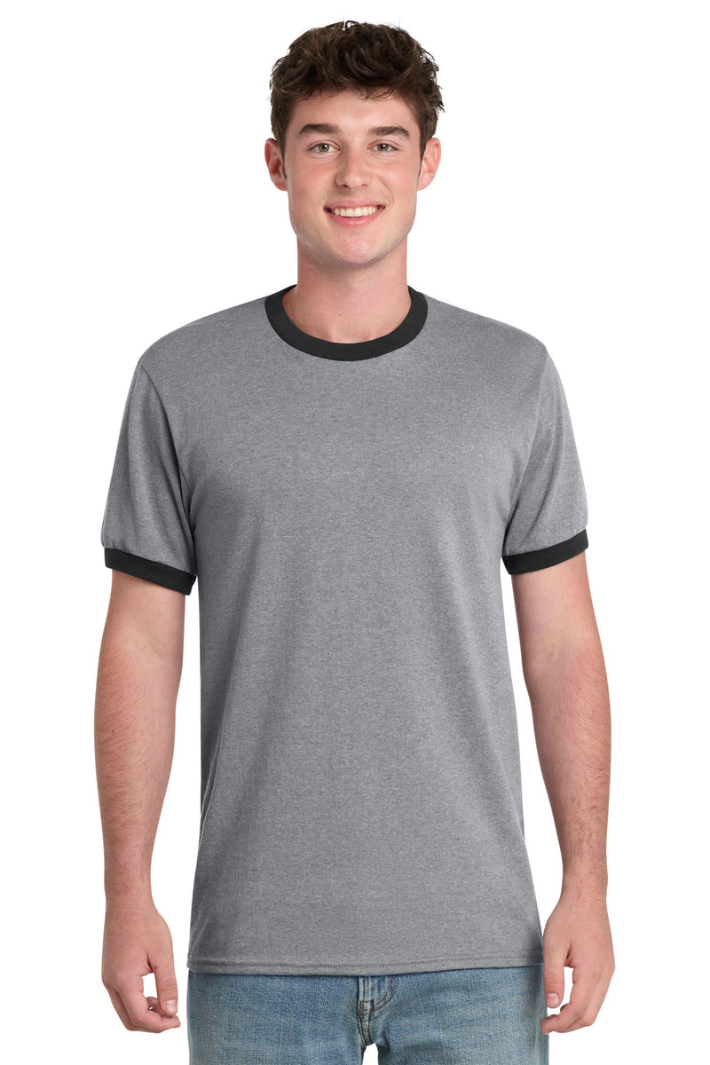 Port & Co Core Cotton Ringer Tee