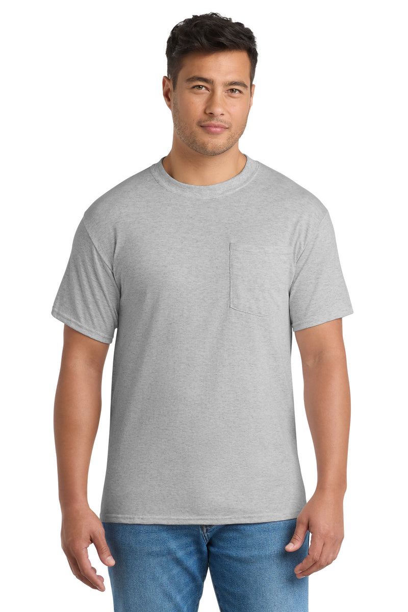 Port & Co Tall Core Blend Pocket Tee