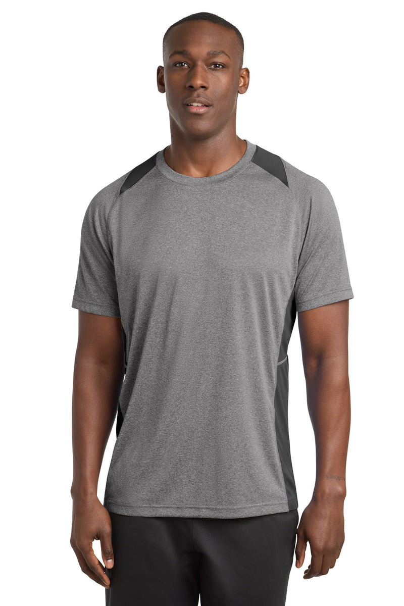 Sport-Tek Heather Colorblock Contender Tee