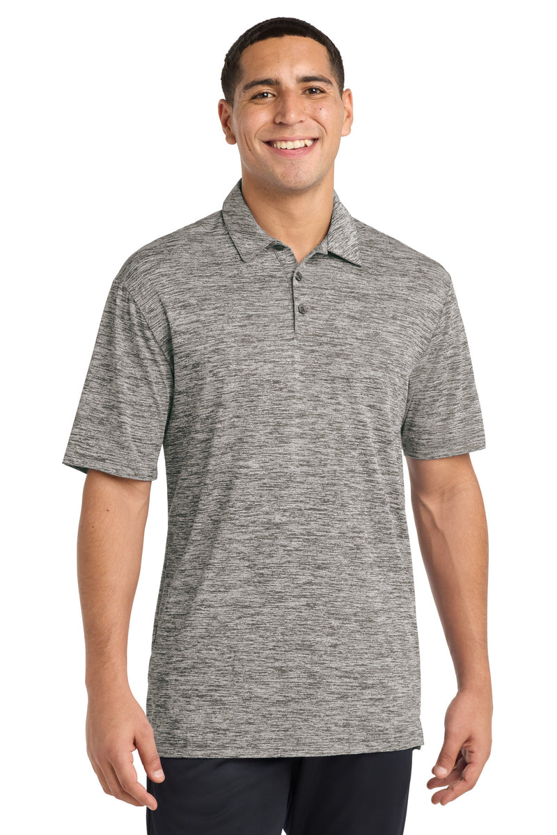 Sport-Tek PosiCharge Electric Heather Polo