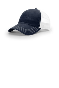 Richardson Garment Washed Trucker 111 - Navy/ White