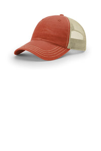 Richardson Garment Washed Trucker 111 - T Orange/ Khaki