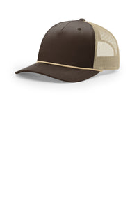 Richardson Five-Panel with Rope 112FPR - Brown/ Khaki/ Khaki