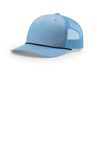 Richardson Five-Panel with Rope 112FPR - Columbia Blue/ Navy
