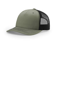 Richardson Five-Panel Trucker 112FP - Loden/ Black