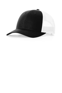 Richardson Low Pro Trucker 115 - Black/ White