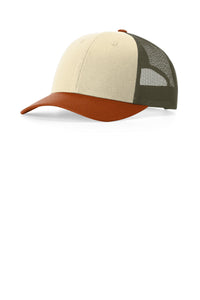 Richardson Low Pro Trucker 115 - Cream/ Loden/ Dark Orange