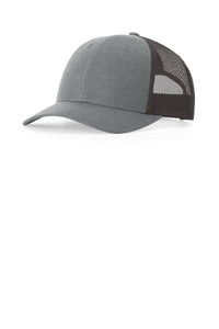 Richardson Low Pro Trucker 115 - Heather Grey/ Dark Charcoal