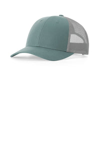 Richardson Low Pro Trucker 115 - Smoke Blue/ Aluminum