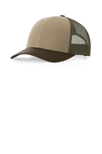 Richardson Low Pro Trucker 115 - Tan/ Loden/ Brown