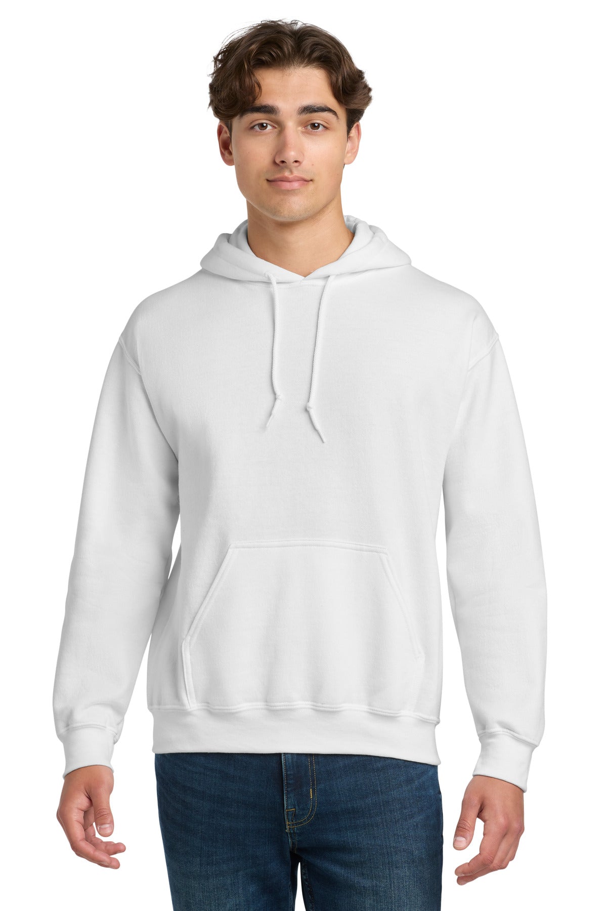 Gildan - DryBlend Pullover Hooded Sweatshirt - White