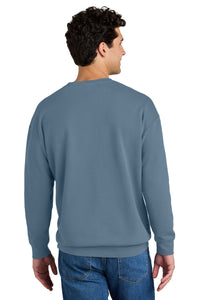 Comfort Colors Lightweight Crewneck Sweatshirt 1466 - Blue Jean Back