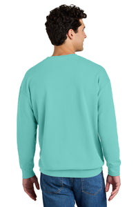 Comfort Colors Lightweight Crewneck Sweatshirt 1466 - Chalky Mint Back