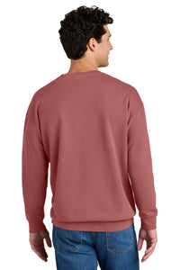 Comfort Colors Lightweight Crewneck Sweatshirt 1466 - Crimson Back