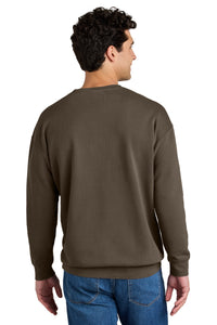 Comfort Colors Lightweight Crewneck Sweatshirt 1466 - Espresso Back