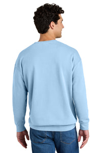 Comfort Colors Lightweight Crewneck Sweatshirt 1466 - Hydrangea Back
