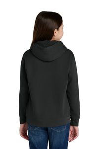 Comfort Colors Youth Lightweight Hooded Sweatshirt 1467Y - Black Back
