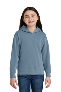 Comfort Colors Youth Lightweight Hooded Sweatshirt 1467Y - Blue Jean