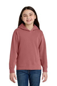 Comfort Colors Youth Lightweight Hooded Sweatshirt 1467Y - Crimson