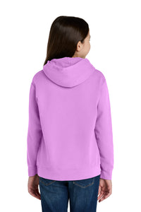 Comfort Colors Youth Lightweight Hooded Sweatshirt 1467Y - Neon Violet Back