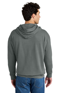 Comfort Colors Lightweight Hooded Sweatshirt 1467 - Grey Back