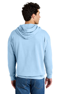 Comfort Colors Lightweight Hooded Sweatshirt 1467 - Hydrangea Back