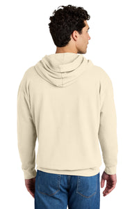 Comfort Colors Lightweight Hooded Sweatshirt 1467 - Ivory Back