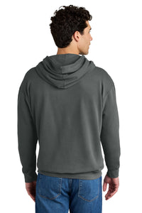 Comfort Colors Lightweight Hooded Sweatshirt 1467 - Pepper Back