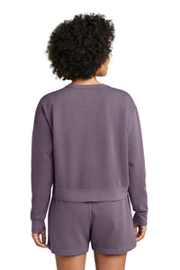 Comfort Colors Women's Mid-Length Crewneck Sweatshirt 1566L - Dusk Back