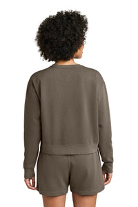 Comfort Colors Women's Mid-Length Crewneck Sweatshirt 1566L - Espresso Back