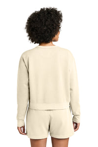 Comfort Colors Women's Mid-Length Crewneck Sweatshirt 1566L - Ivory Back