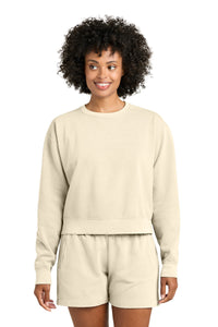 Comfort Colors Women's Mid-Length Crewneck Sweatshirt 1566L - Ivory