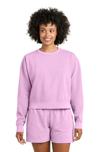 Comfort Colors Women's Mid-Length Crewneck Sweatshirt 1566L - Rose Quartz