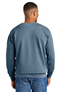 COMFORT COLORS  Ring Spun Crewneck Sweatshirt - Blue Jean Back