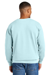 COMFORT COLORS  Ring Spun Crewneck Sweatshirt - Chambray Back
