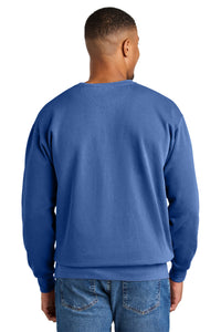 COMFORT COLORS  Ring Spun Crewneck Sweatshirt - Flo Blue Back