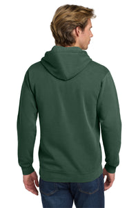 COMFORT COLORS  Ring Spun Hooded Sweatshirt - Blue Spruce Back