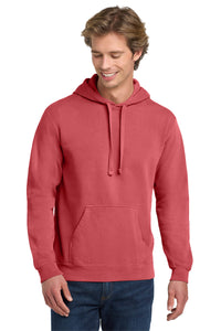 COMFORT COLORS  Ring Spun Hooded Sweatshirt - Crimson