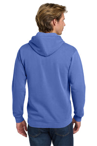 COMFORT COLORS  Ring Spun Hooded Sweatshirt - Flo Blue Back