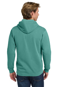 COMFORT COLORS  Ring Spun Hooded Sweatshirt - Seafoam Back