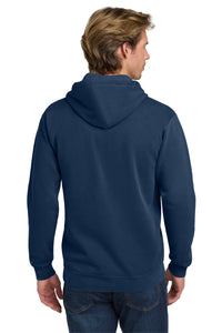 COMFORT COLORS  Ring Spun Hooded Sweatshirt - True Navy Back