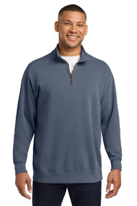 COMFORT COLORS  Ring Spun 1/4-Zip Sweatshirt - Blue Jean
